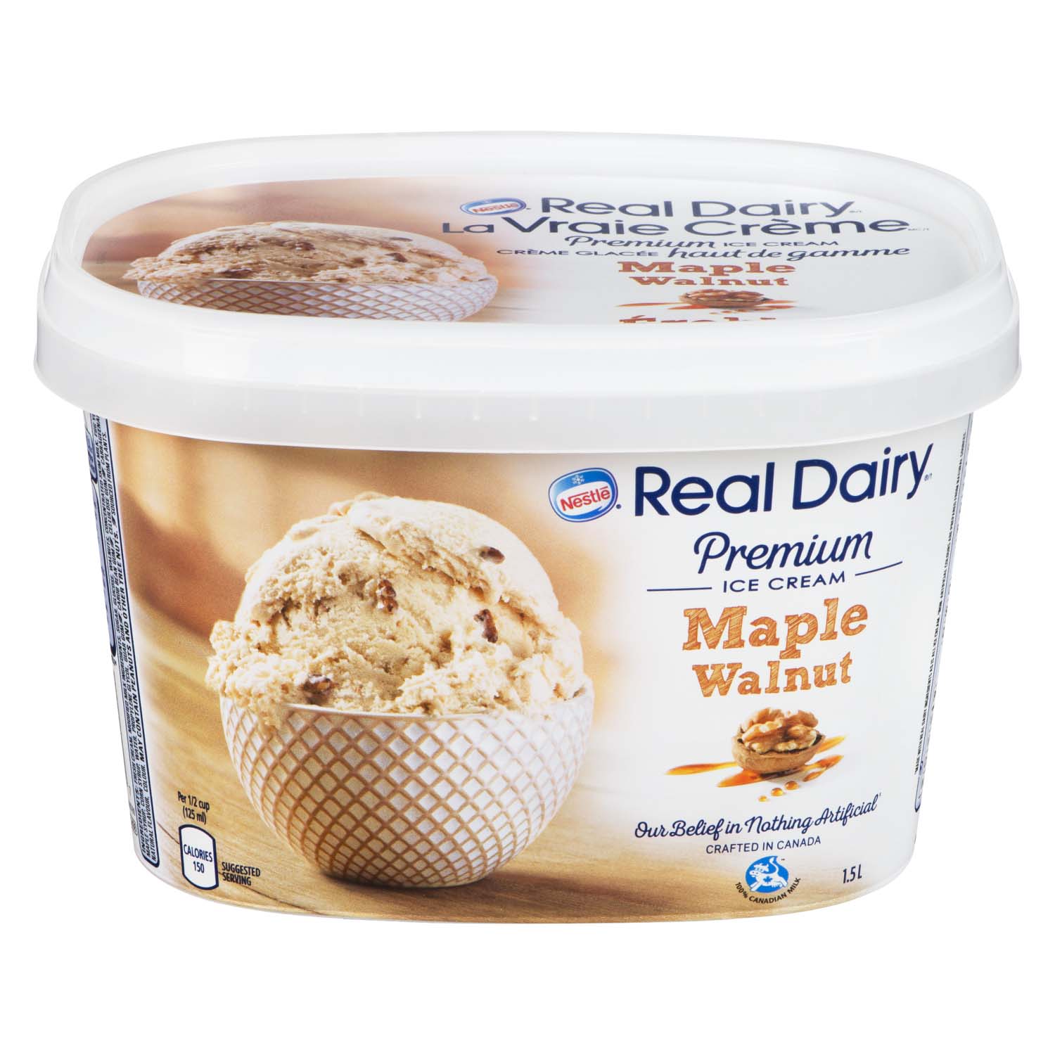 REAL DAIRY I/C MAPLE & WALNUT