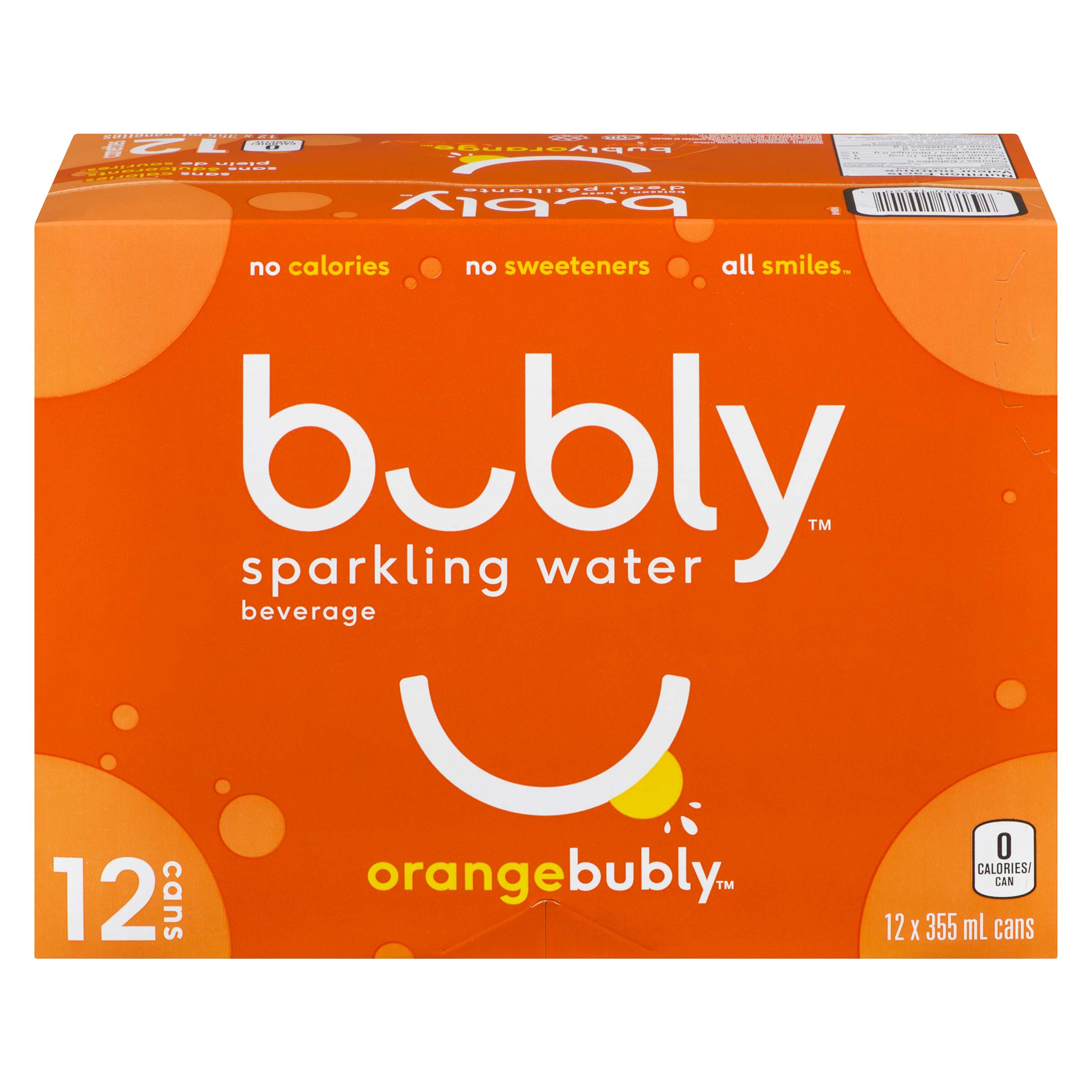 BUBLY SPARKLING WATER ORANGE