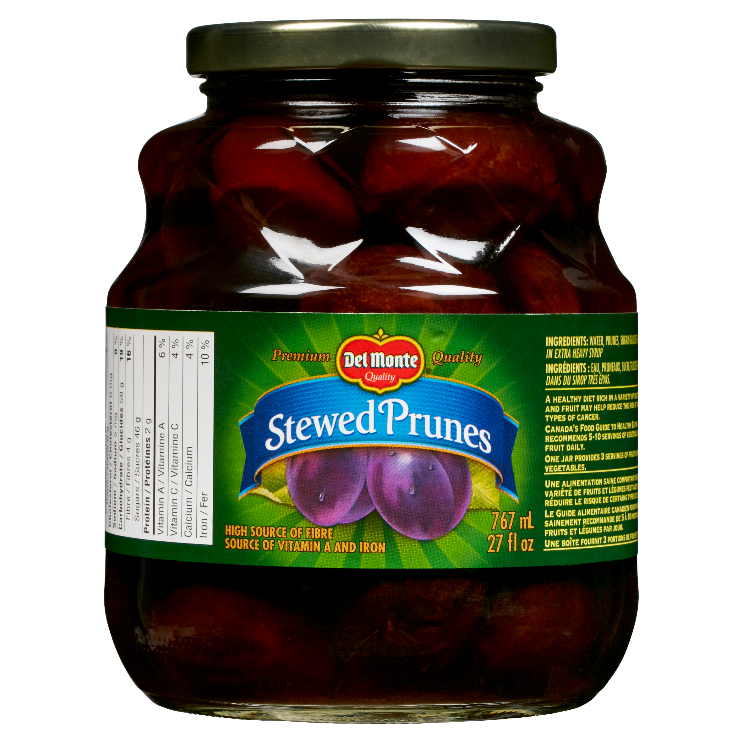 Del Monte Stewed Prunes 767 ml