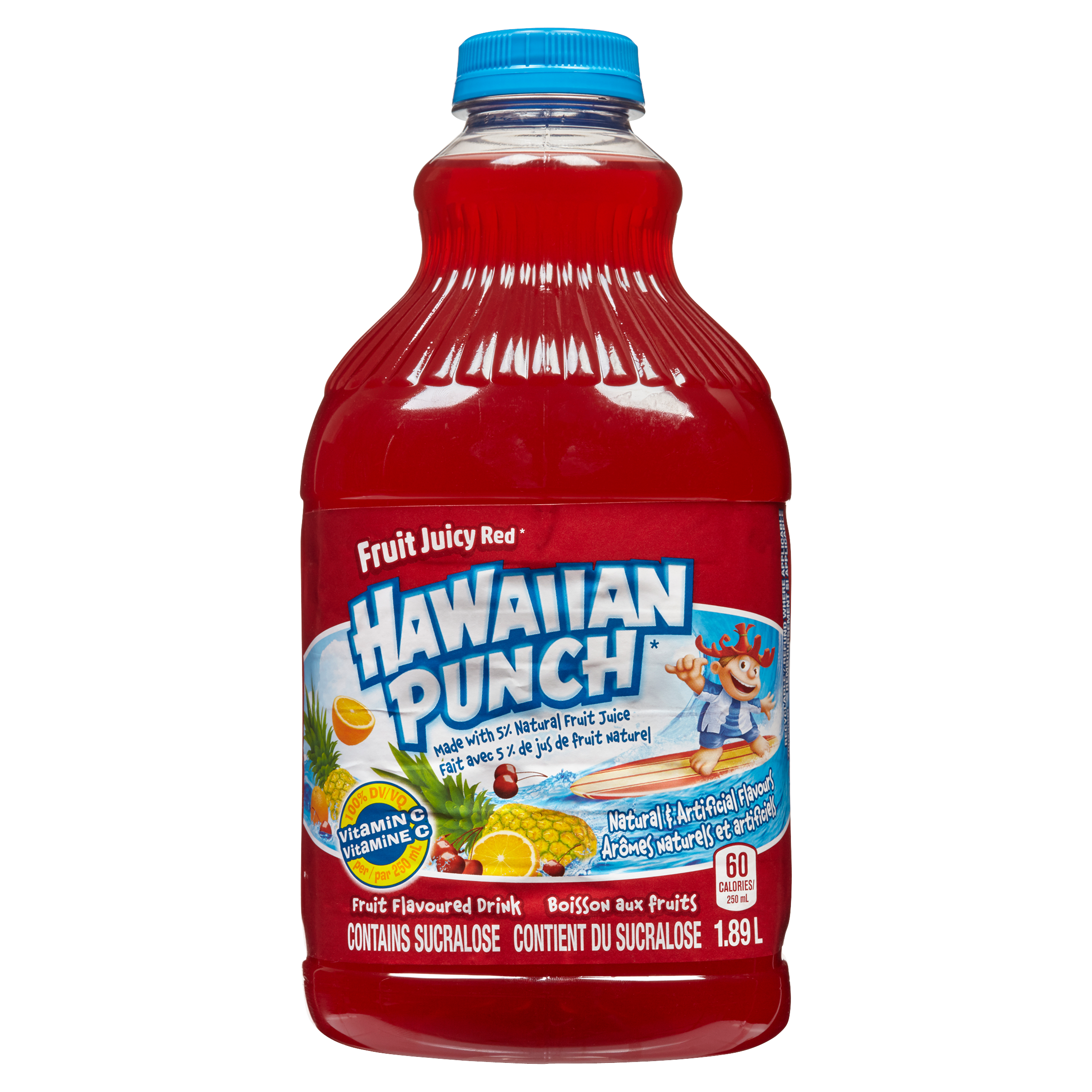 Hawaiian Punch Fruit Juicy Red, 1 L Bottle, Beverages