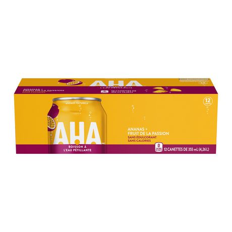 AHA Water Pineapple Passion Fruit 12x355ml
