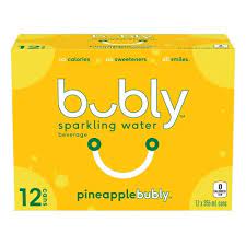 BUBLY SPARKLING WATER P/APPLE