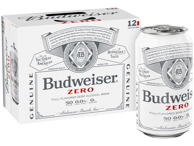 BUDWEISER ZERO N/A BEER