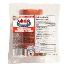 CHRIS BROTHERS POLISH SAUSAGE