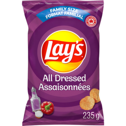 LAYS CHIPS ALL DRESSED